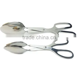 10" Kitchen Tools Stainless Steel Food Tong Salad Tong thumbnail-2