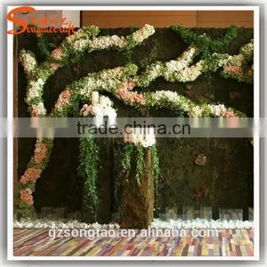 Customized Artificial Flower Wall Wedding & Party Decorative Artificial Flower Wall thumbnail-5