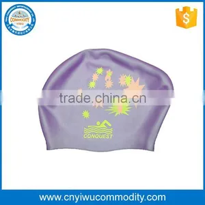 Ear Protective Men Women Silicone Swim Hat Cap Waterproof Swimwear Swimming thumbnail-1