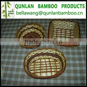 High Quality Bamboo Woven Baskets for Sale thumbnail-1