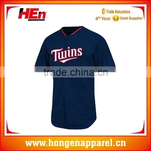 Hongen Apparel 2017 High Quality Custom Design Baseball Uniforms thumbnail-1