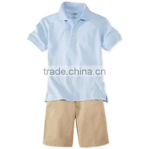 Wholesale 2014 Fashion Style European Polo & Khaki Shorts School Uniforms thumbnail-1