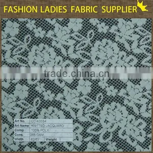 Shaoxing Textile New Designs! 100%polyester Jacqaurd Fabric,dress Fabric,ladies' Wearing Fabric 270gsm Jacquard Curtain Fabric thumbnail-1