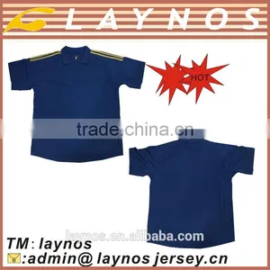 Polo T-shirt With Two Stripes on Shoulders thumbnail-1