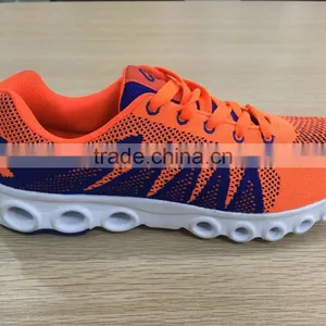 New Model Autumn Running Shoe for Men Women, Good Quality Fly Fabric Sport Shoes Running for Male Female Children From China thumbnail-1