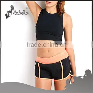 Colorblock Woven Running Shorts of Fitness&yoga Wear Shorts thumbnail-1