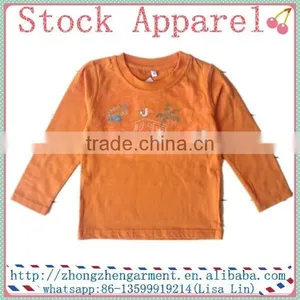Boys Garment Stcok Kids Cotton t Shirt Cheap Wholesale thumbnail-1