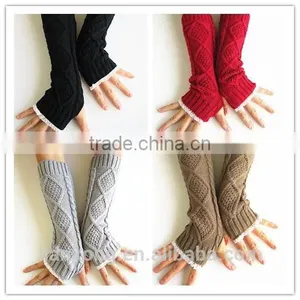Wholesale Knitting Pattern Women Fingerless Gloves thumbnail-1