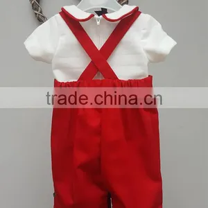 Wholesale Spanish Baby Clothes for 1year Old With Red Embroiderey thumbnail-2