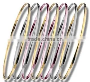 6 MM, Gold Plated Bangle, Machine Cut Bangle, Fashionable Bangle, Designer Bangle. thumbnail-1