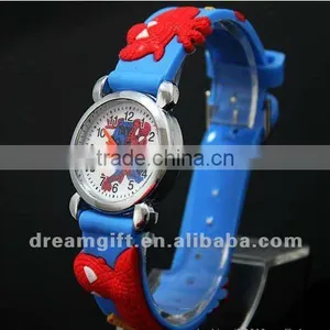2012 Hot Kids Watch Spiderman Watches Charm Cute Factory Price Relly Cheap 8 Colors Choose thumbnail-1