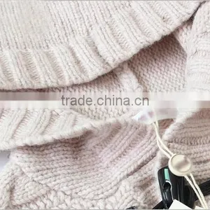 Unisex Baby Hooded Cardigan Knitting Pattern Thick Sweater thumbnail-3