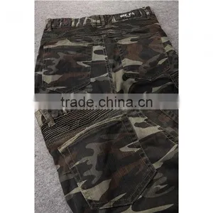 Men Latest Design Casual Jeans Camouflage Style Pants thumbnail-4