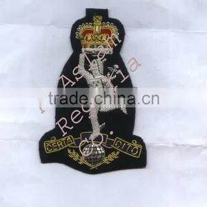 Hand Embroidery Royal Signals Badge Bullion Wire thumbnail-1