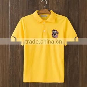 Customize Logo Fashion Newest Polyester Cotton Cheap Various Colour Polo Shirt Wholesale thumbnail-1