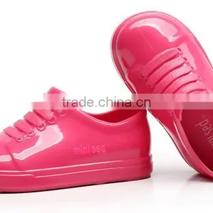 Kids Jelly Boots, Melissa Boots for Girls, Solid Color Mini Melissa Kids Rain Boots thumbnail-4