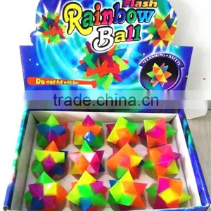 Cute TPR Flashing Bounce Ball Pet Toy High Bounce Light up Balls thumbnail-1