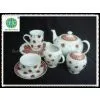 Porcelain Tea Set With Flower Printing thumbnail-2