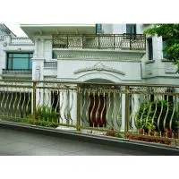 Luxury Aluminum Alloy Balcony Handrail thumbnail-1