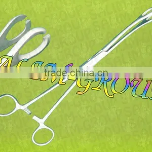 3 Spong Forceps Surgical Gynecology OB/GYN Instruments thumbnail-1