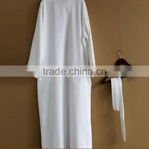 100 Cotton White Adult Waffle Bathrobe For Hotel thumbnail-1