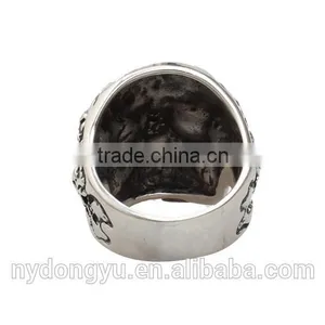 Skeleton Mens Titanium Ring/creative Mens Skeleton Ring/men Top Quality Ring thumbnail-5