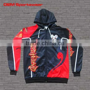 High Quality Custom Sublimated Hoodie With Fleece Hoodie thumbnail-5