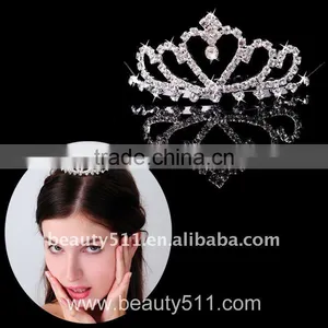 Astergarden Real Photo Wedding Accessory Tiara Crown ASJ015 thumbnail-1