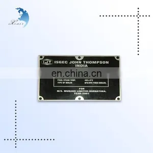 Competitive Price Promotional Screen Printing Aluminum Introduction Of Machine Nameplates thumbnail-1