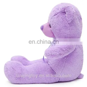 Soft Stuffed Purple Bear Plush Wholesale thumbnail-2