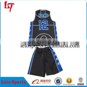 OEM Fashionable Sublimation Basketball Jersey Uniform Design thumbnail-2