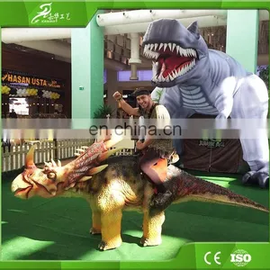 KAWAH Playground Equipment Animatronic Riding Dinosaur thumbnail-2