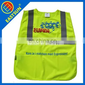 New Promotion Hot Sale Yellow 120g Mesh Reflective Safety Vests thumbnail-2