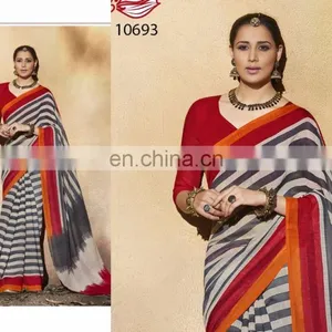 Indian Designer Kanjivaram Silk Saree | Shari | Sari for Party Wear thumbnail-4