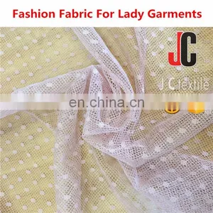 JC-K61943C Wholesale Textile Nylon Stretch Jacquard Tulle Fabric thumbnail-2