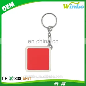 Winho Promotional Square Tape Measure Keychain Logo Printing thumbnail-2