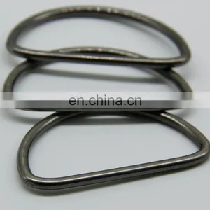 Factory Price Zinc Alloy Metal D Ring for Belt , Stainless Steel D Ring for Tape thumbnail-2