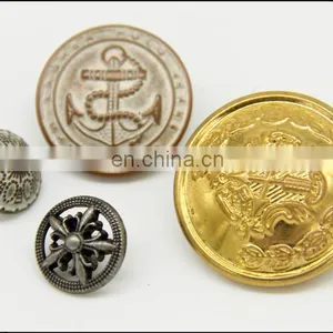 High Quality Sewing Four Holes Button Metal Button for Coat thumbnail-1