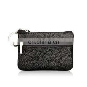 Genuine Leather Coin Purse With Key Ring thumbnail-5