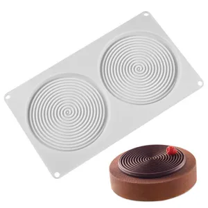 Free Sample Food Grade Heat Resistant Nontoxic Silicone Cake Mould Baking Mousse Pudding Mould Tool thumbnail-3