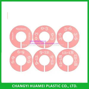 Plastic Round Shape Clothing Size Ring Dividers thumbnail-2