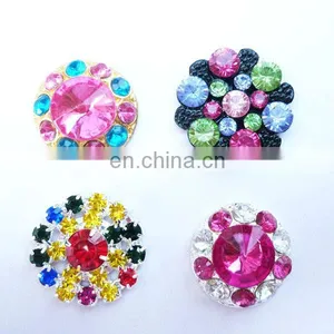 Trendy Colorful Cheap Bulk Rhinestone Buttons thumbnail-1