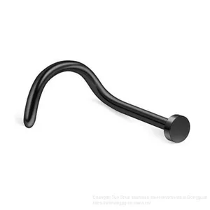 Human Body Piercing Stainless Steel Nose Studs, Nose Rings, Foreign Trade Accessories Factory Direct Selling Titanium Steel Earnail Manufacturers Wholesale thumbnail-4