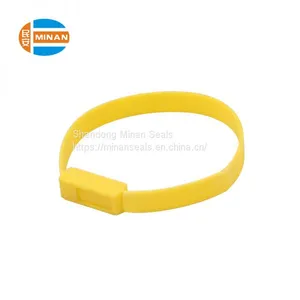 MA - PS 6014 Indicative Disposable Customized Logo Plastic Strip Seals thumbnail-1