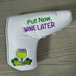 Grape Wine Embroidery Golf Blade Head Cover thumbnail-3