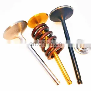 New Super High Tech Factory Parts Inlet Exhaust Engine Valves For Suzuki Alto 1.1L HA24 RF410 12911M84420 12915M84440 thumbnail-6