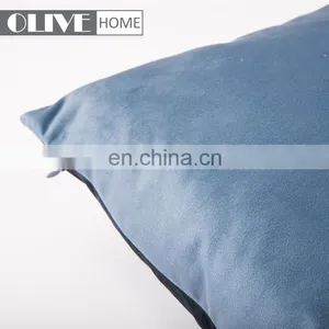 2018 New Chinese Style Gouache Paint Photo Printed Velvet Cushion Cover With Gold Stamping thumbnail-3