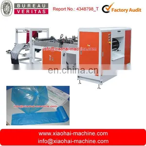 Automatic High Speed Computer Controlled Disposable Poly Plastic Roll Garbage Bag Making Machine thumbnail-3