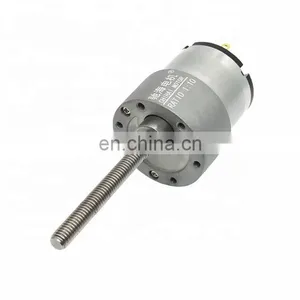 ChiHai Motor CHR-GM37-520K DC CHINA Metric Screw Shaft Gear Motor 24V 12V Mating Flange Nut thumbnail-2