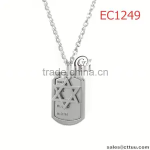 Fashion Jewelry Wholesale Monogram Necklace thumbnail-1